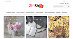 Desktop Screenshot of giftshop.lv